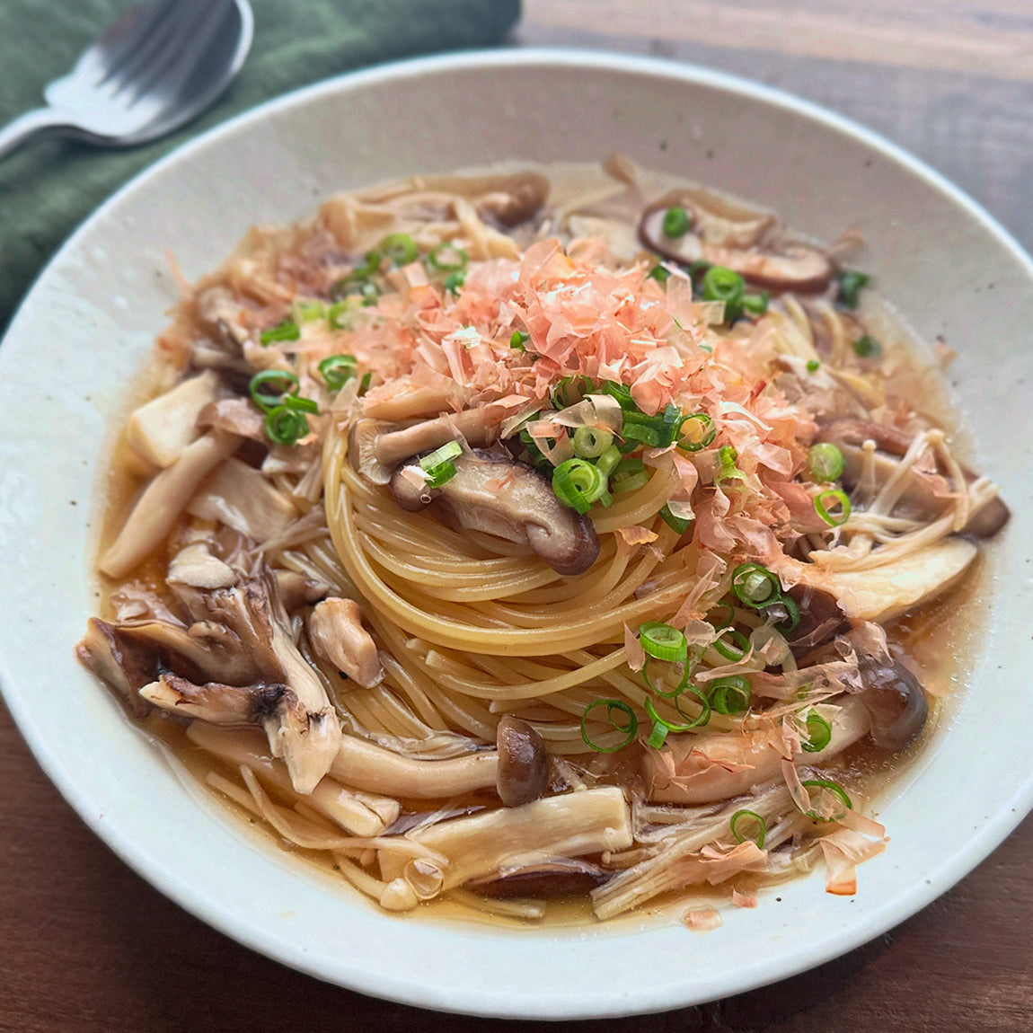 Mushroom Dashi Pasta
