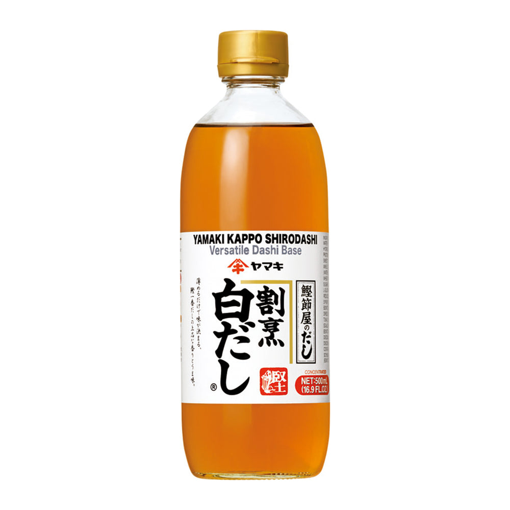 Yamaki All-in-One Bonito Dashi Base "Kappo Shirodashi" 500 mL/16.9 fl oz.